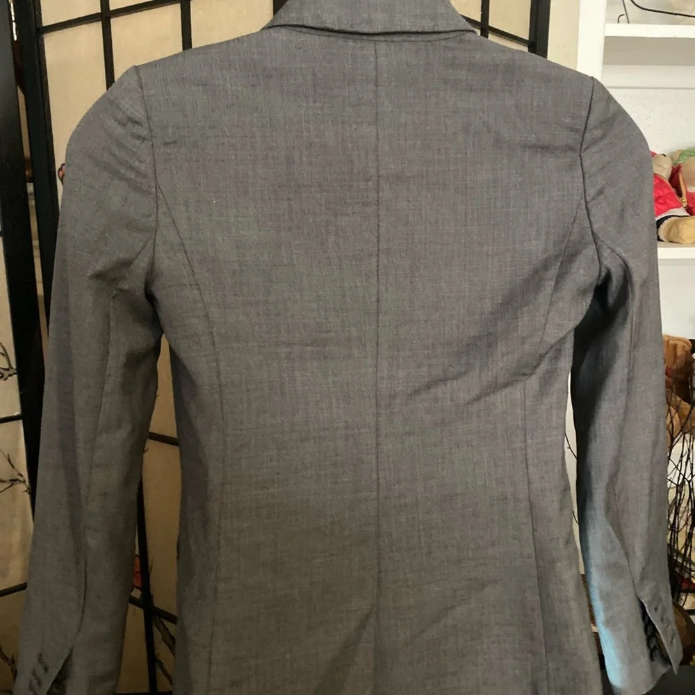 Source Unknown Gray Men's Two-Button Sport Coat